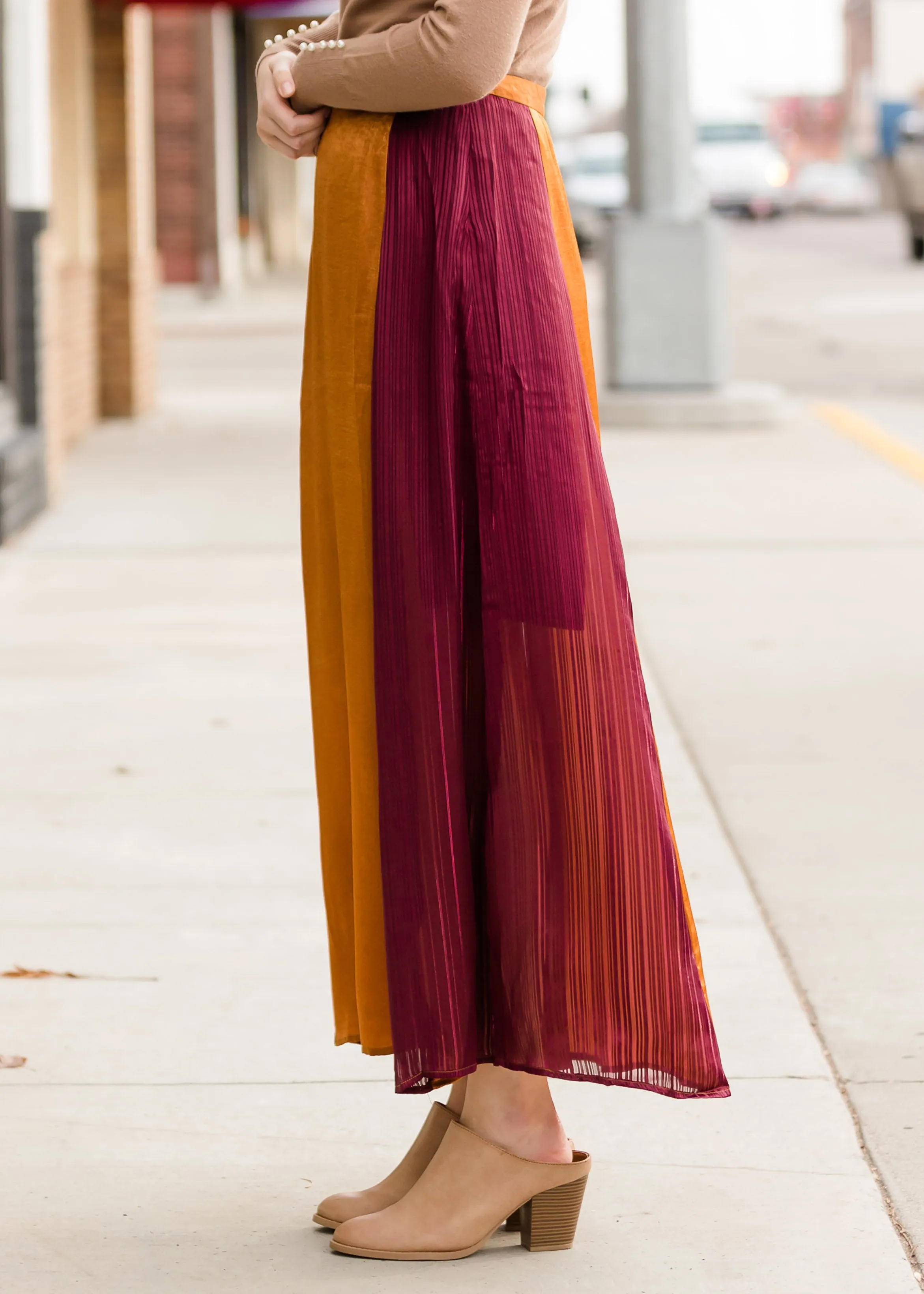 Colorblock Maxi Skirt - FINAL SALE