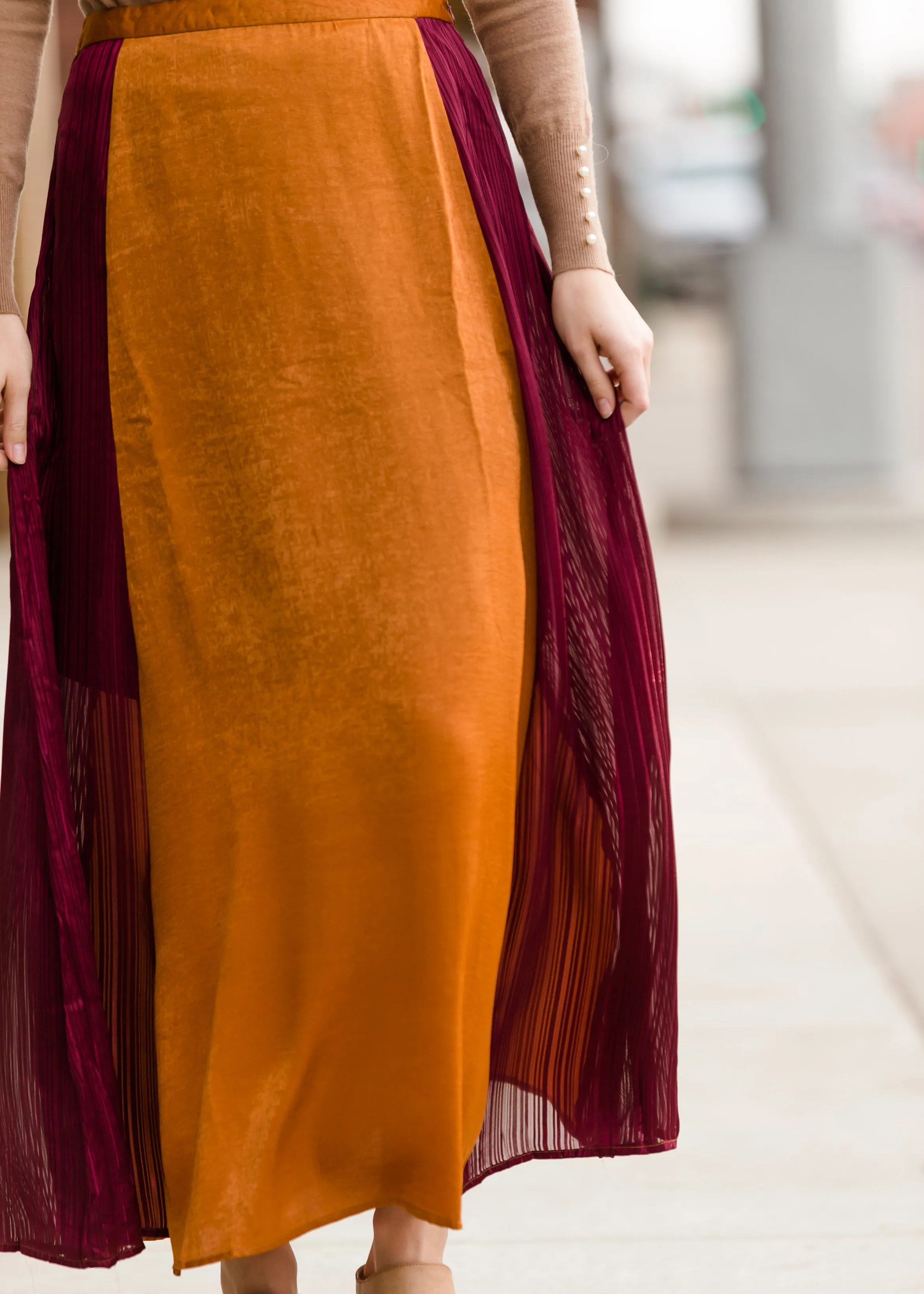 Colorblock Maxi Skirt - FINAL SALE