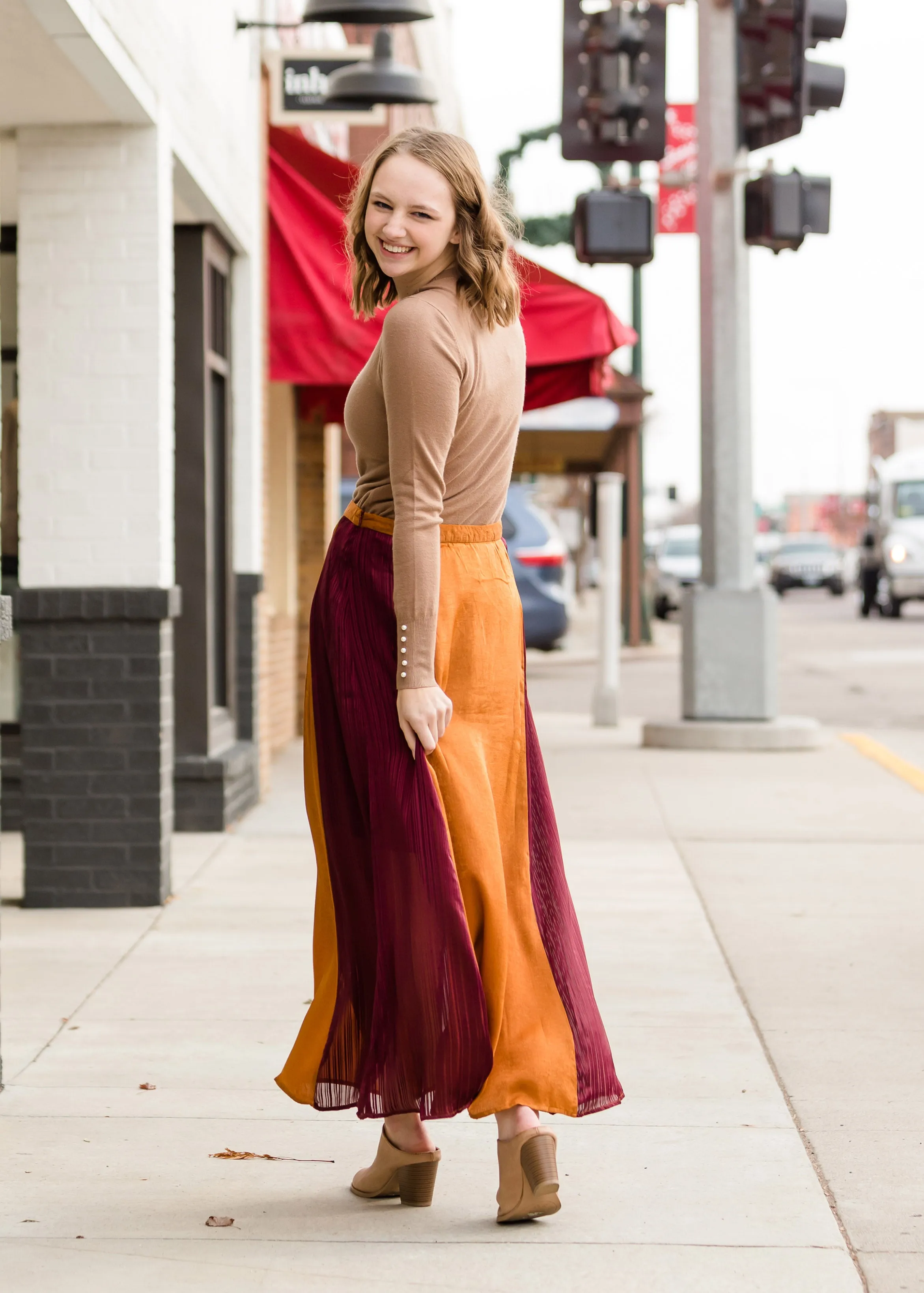 Colorblock Maxi Skirt - FINAL SALE