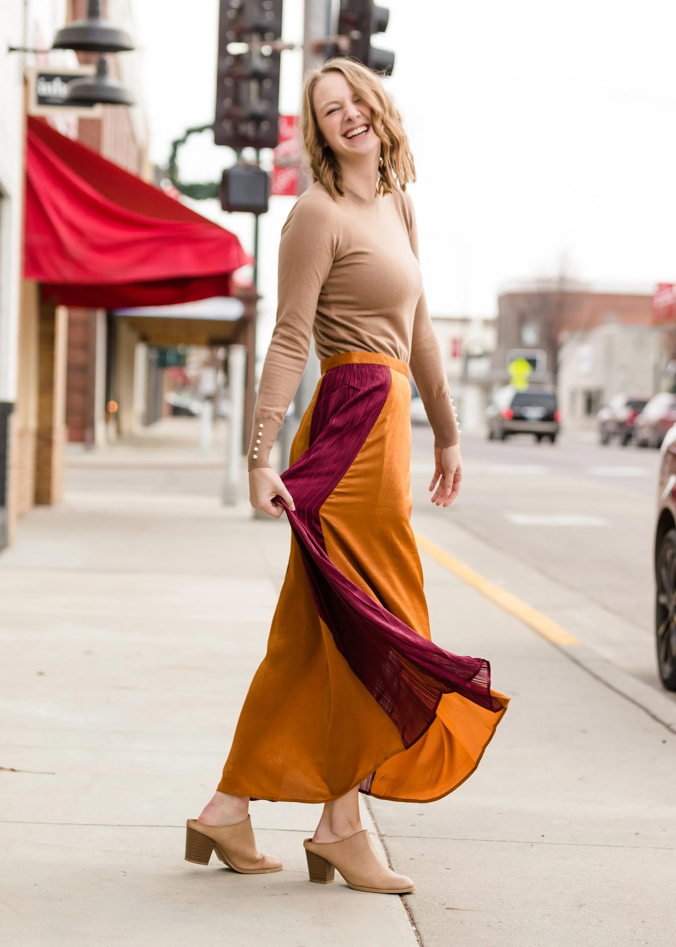 Colorblock Maxi Skirt - FINAL SALE