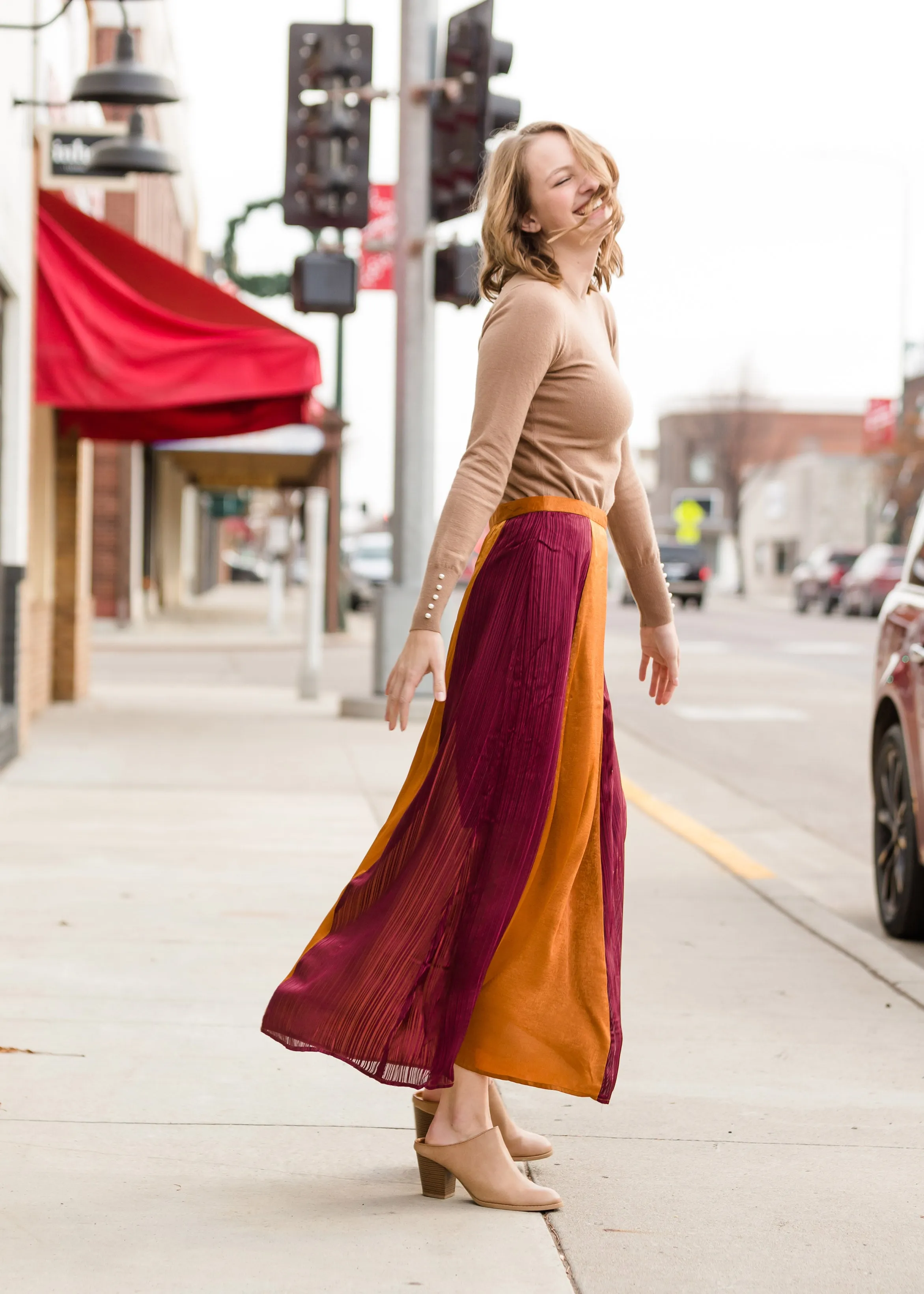 Colorblock Maxi Skirt - FINAL SALE