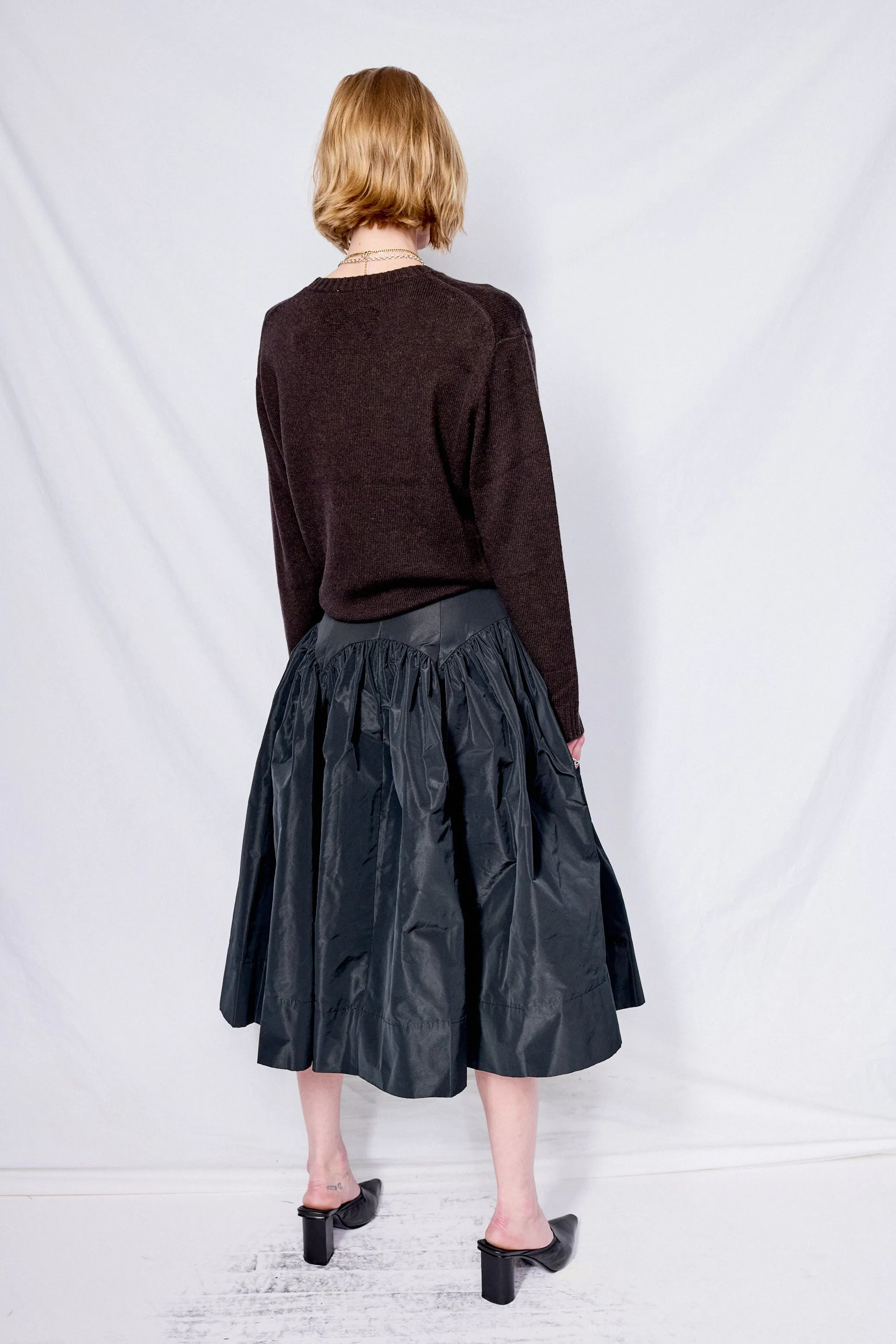 Dark Brown Trois Sweater