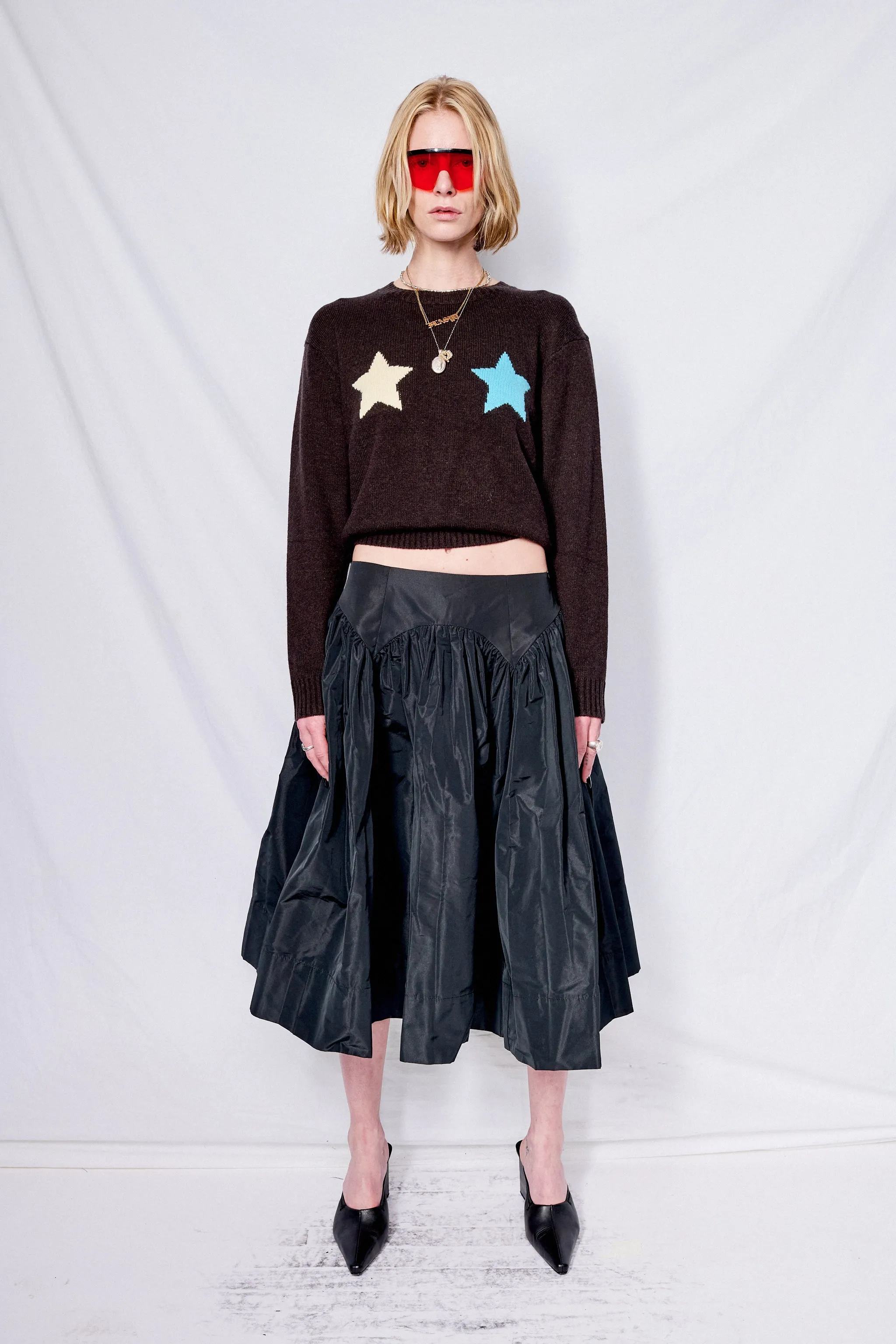 Dark Brown Trois Sweater