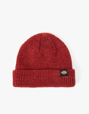 Dickies Woodworth Waffle Beanie  - Biking Red