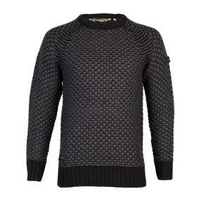 Dissident Jago raglan textured jumper in grey