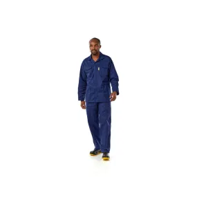DROMEX EXECUFIT POLYCOTTON CONTI PANTS COLOUR-NAVY SIZE 38