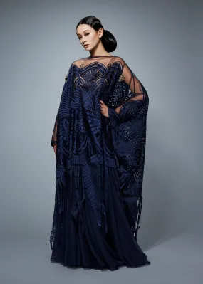 Embroidered Kaftan & Silk Chiffon Skirt | Fall/Winter 19