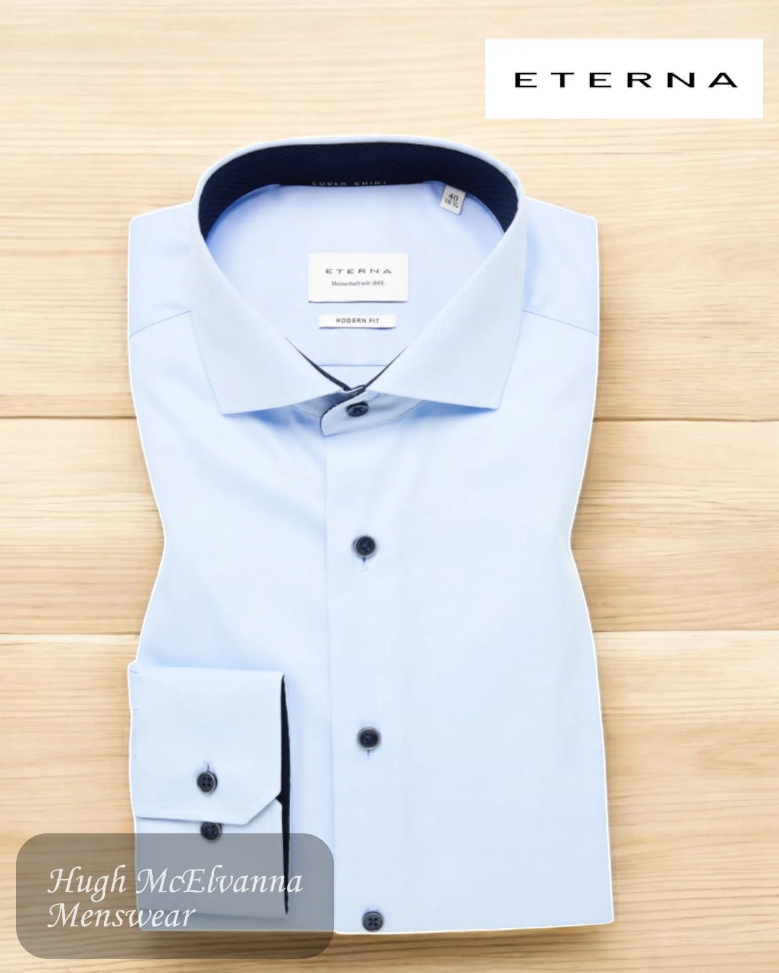 ETERNA MODERN Fit Cover Shirt - 8819 10 X15V