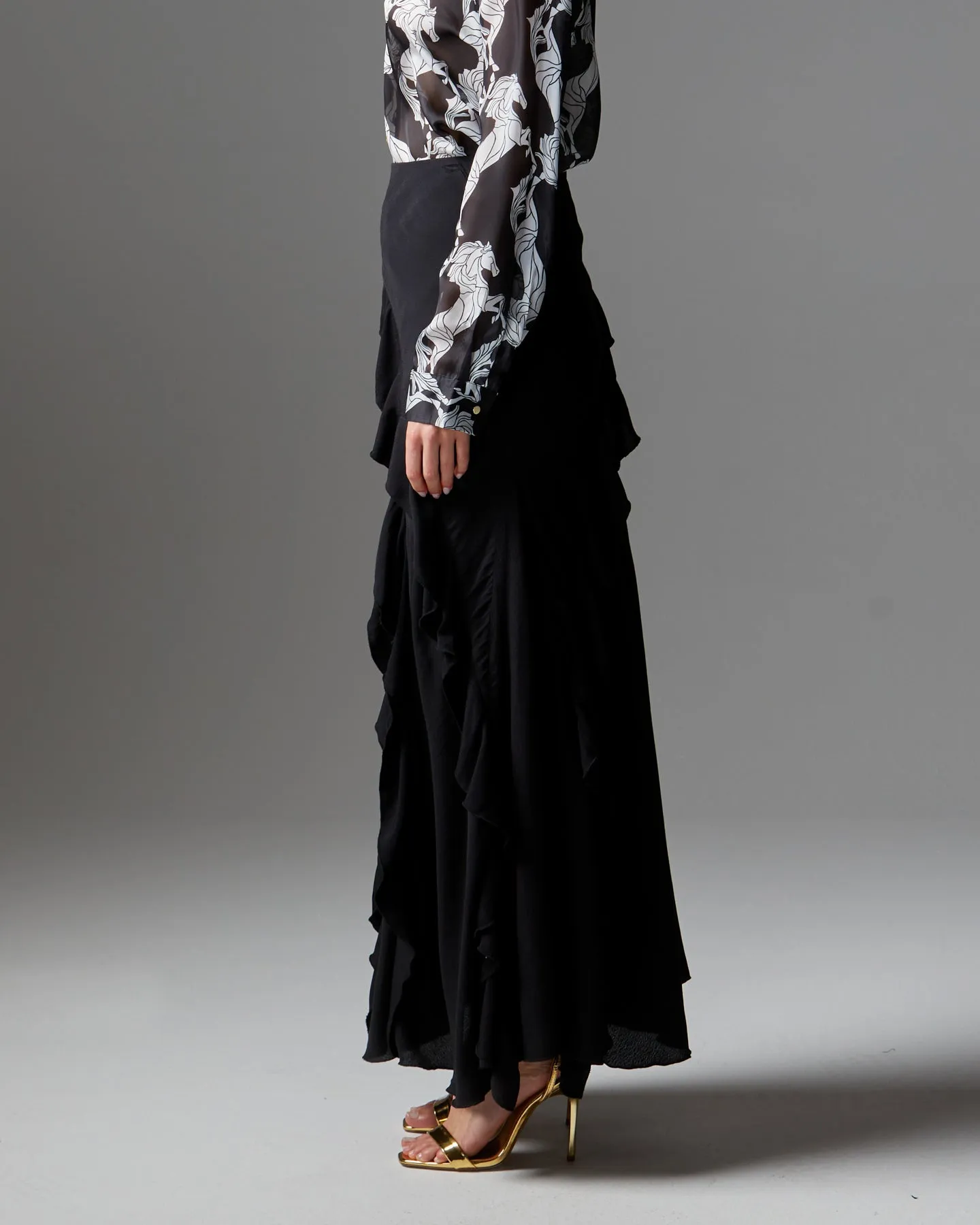 Fate Loyal Maxi Skirt Black