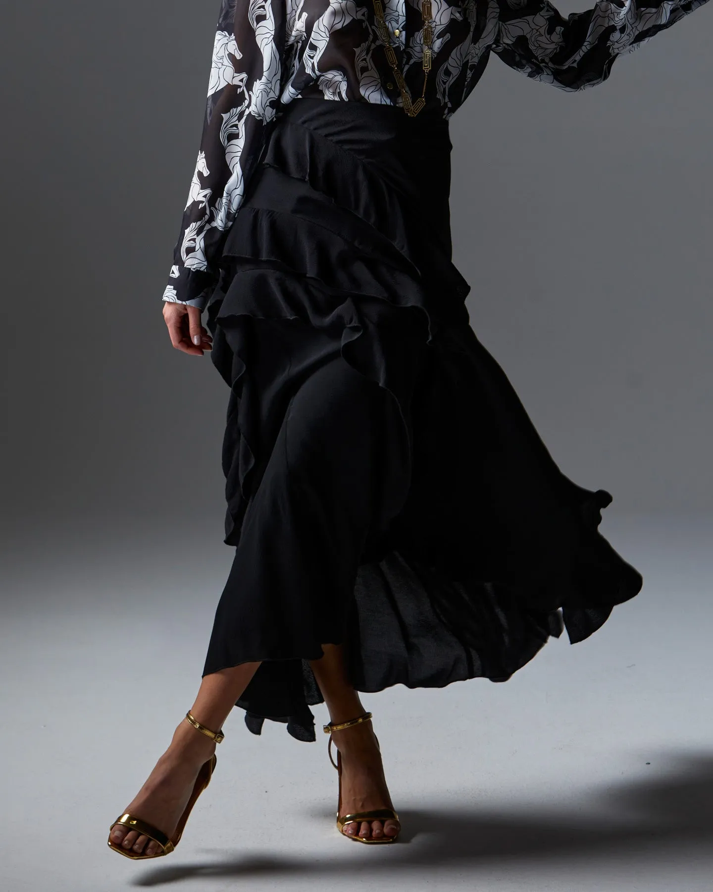 Fate Loyal Maxi Skirt Black