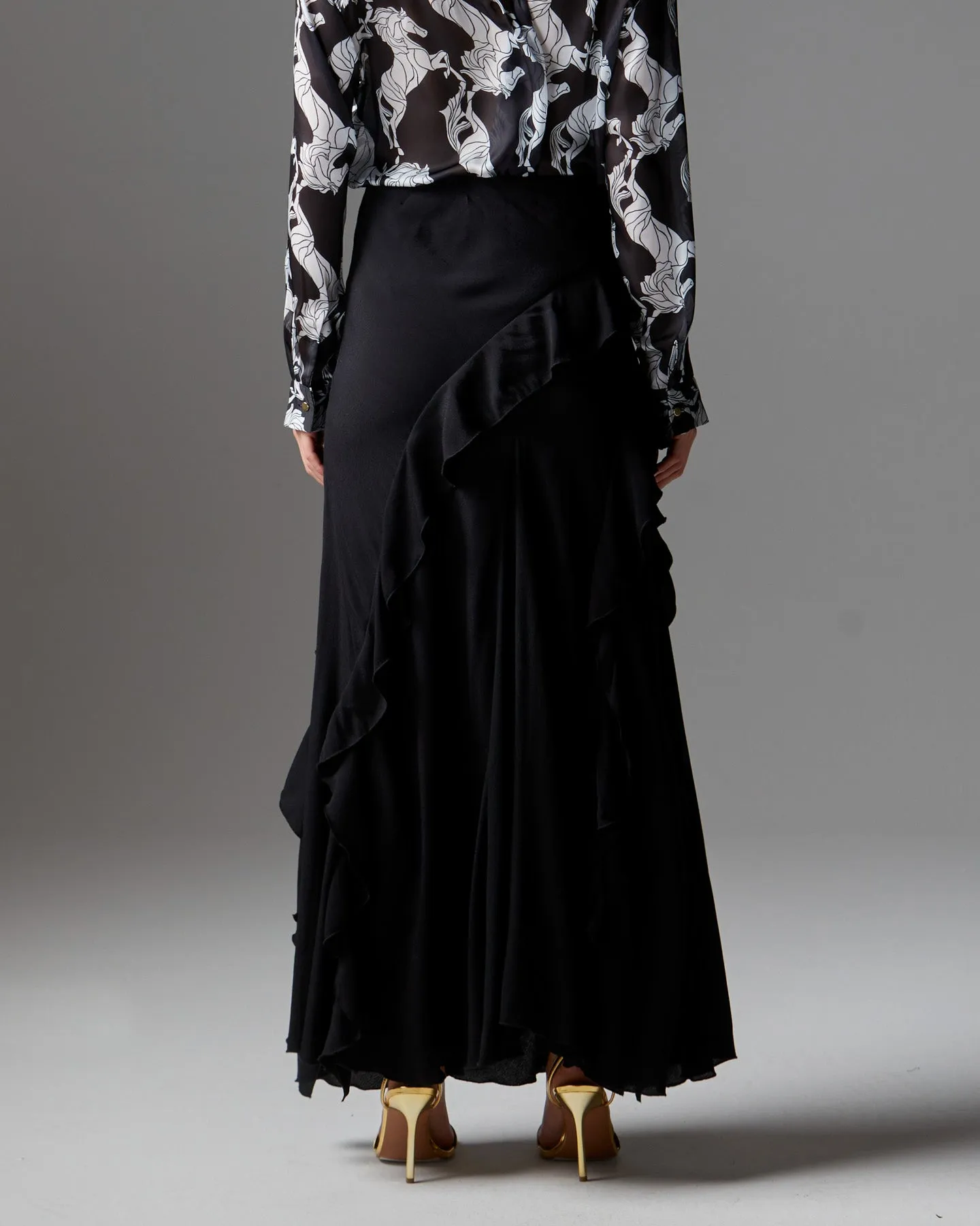 Fate Loyal Maxi Skirt Black