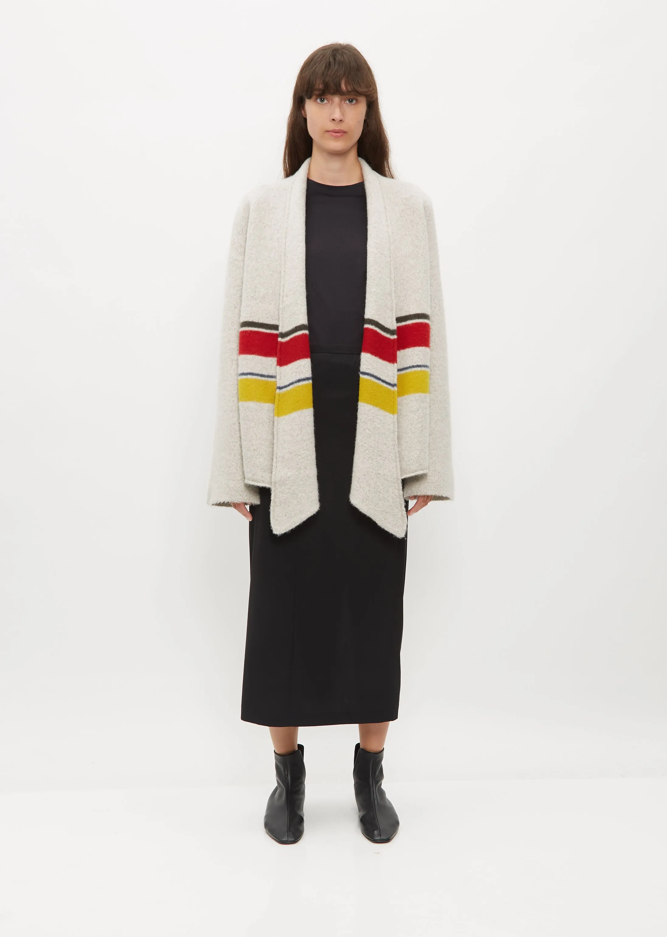 Felted Cross Cardigan