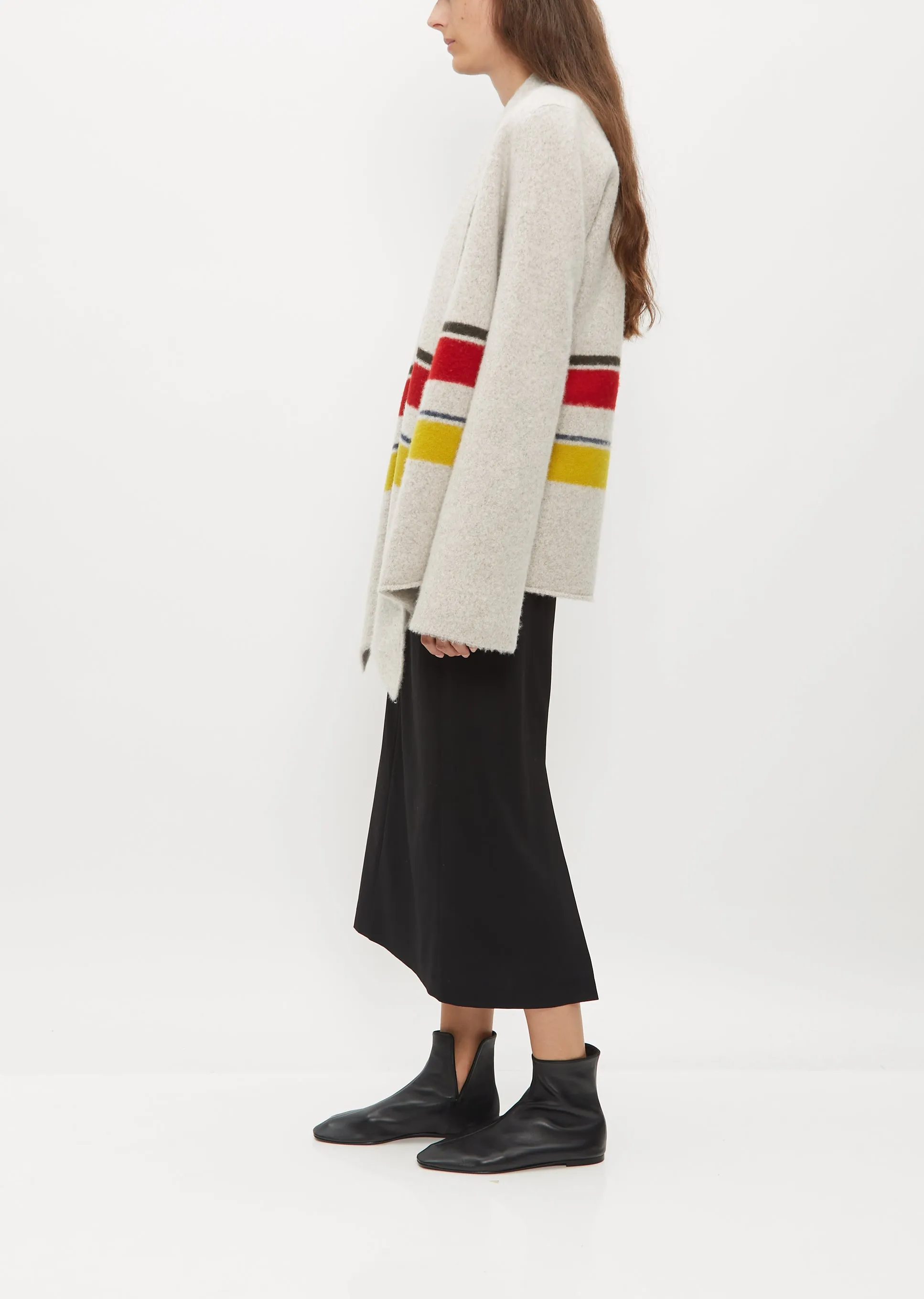 Felted Cross Cardigan