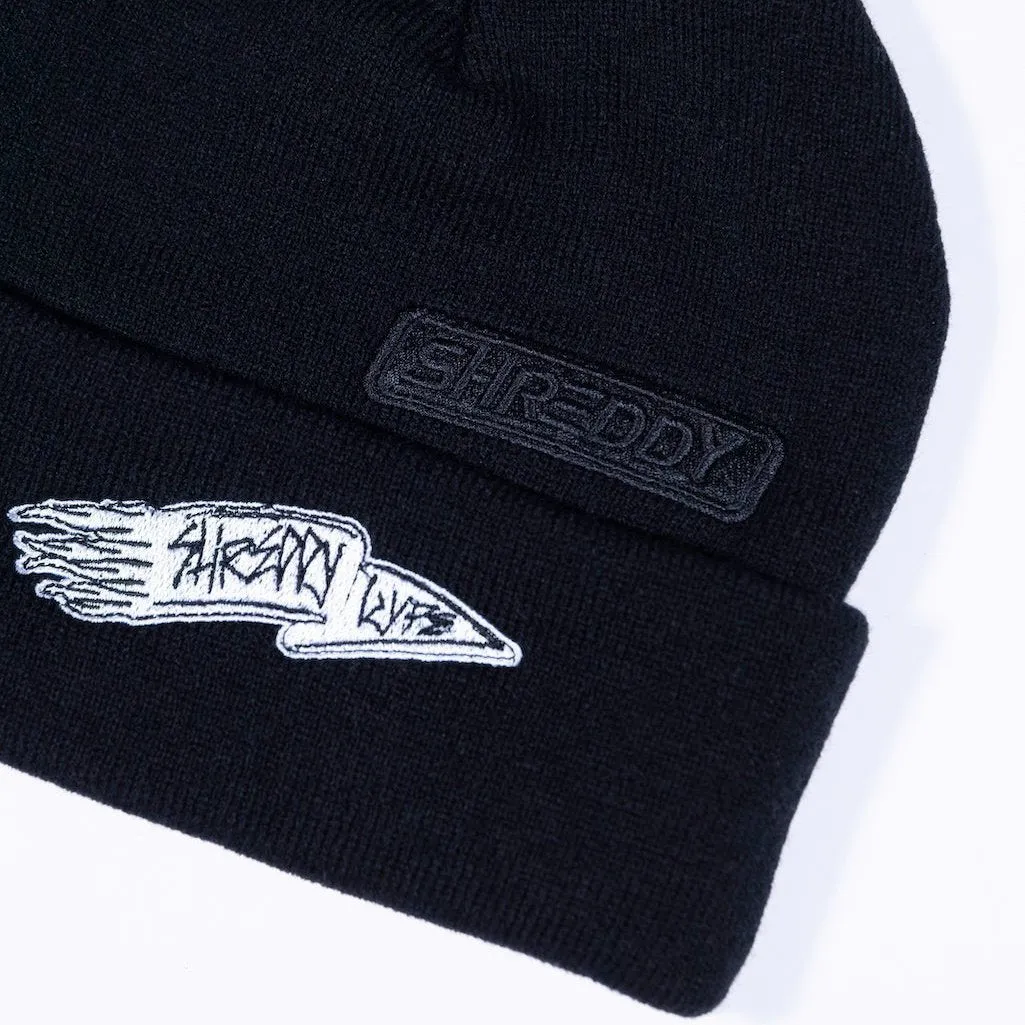 Flag Beanie (Black)