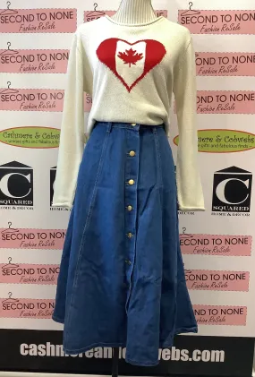 Flair Denim Skirt (Only 1 XXL Left!)