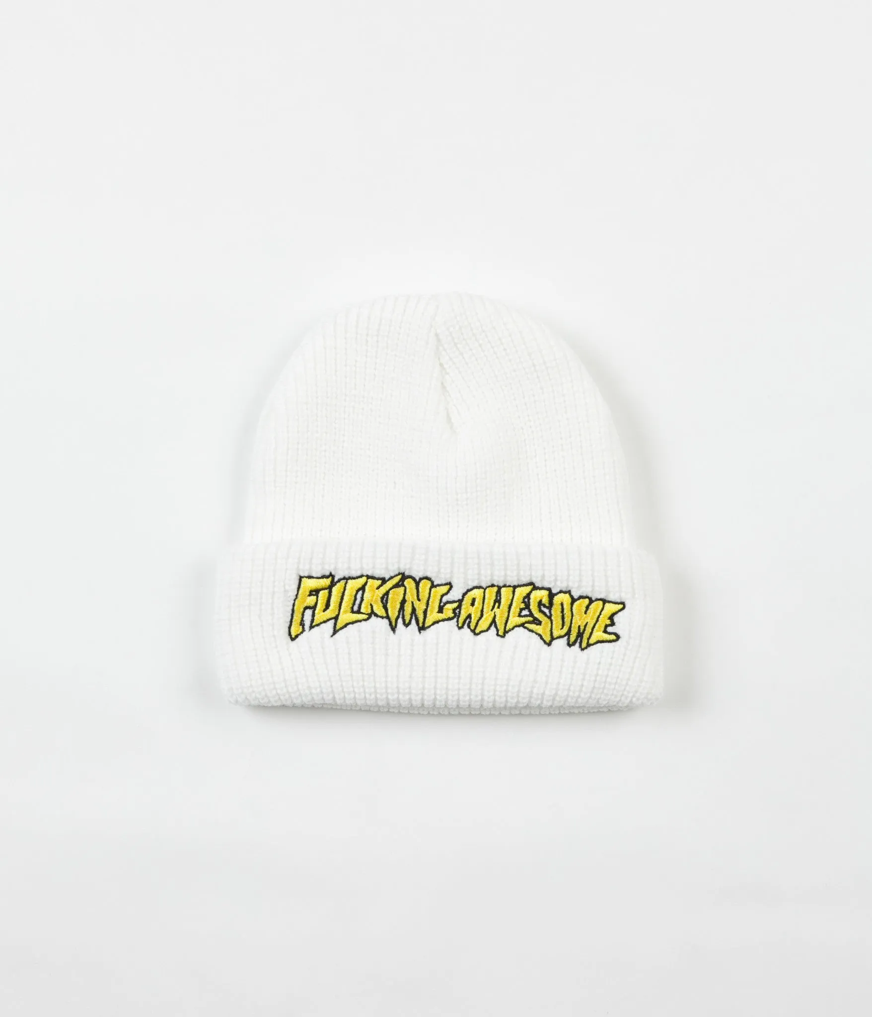 Fucking Awesome FA Beanie - White