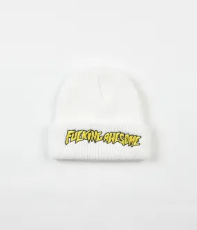 Fucking Awesome FA Beanie - White