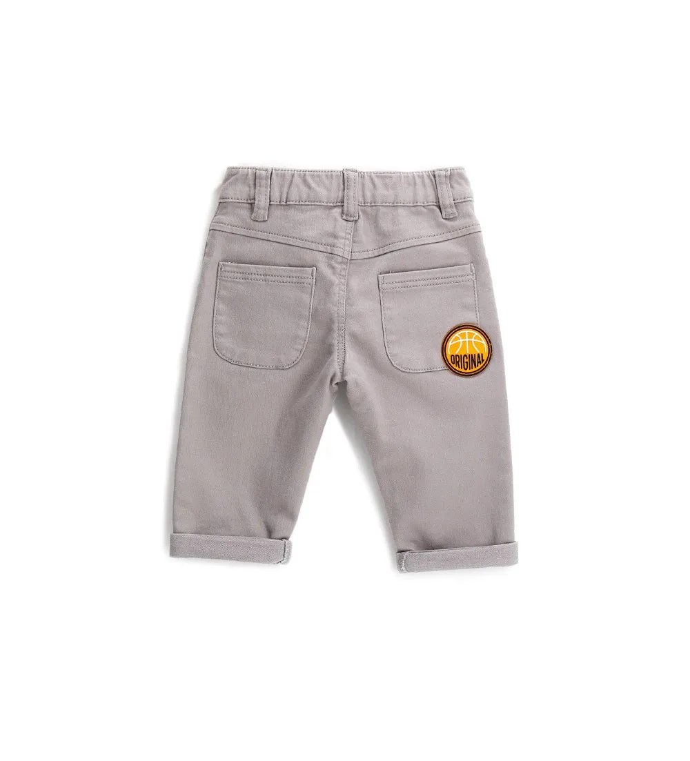 GABARDINE TROUSERS