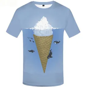 Galaxy T shirts Men Moon Tshirts Cool Wolf T-shirts Graphic Animal Shirt Print Short Sleeve summer Mens Tee Top Slim Rock