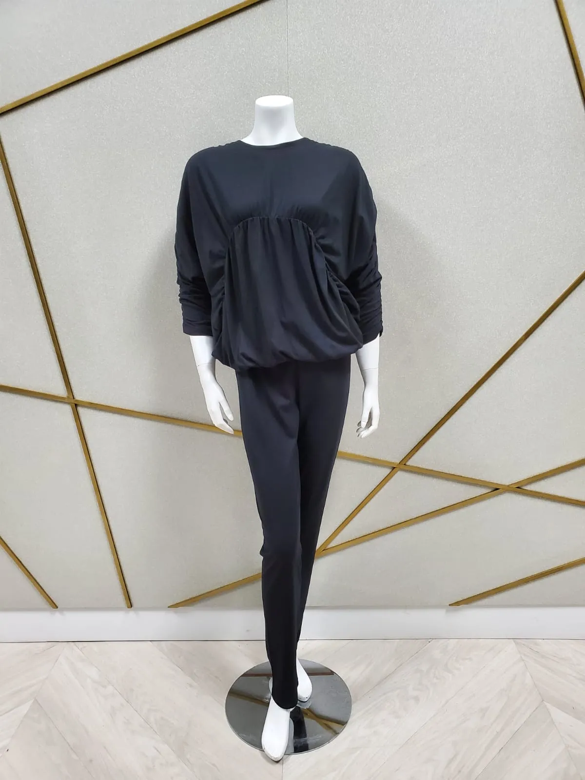 Gather Black Modal Pajamas Set