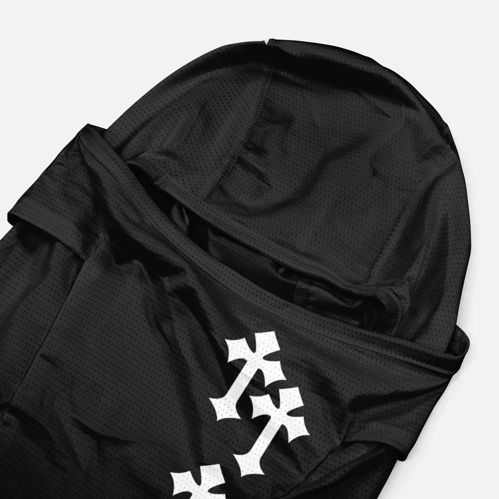 Gothic Cross Loose-Fitting Balaclava