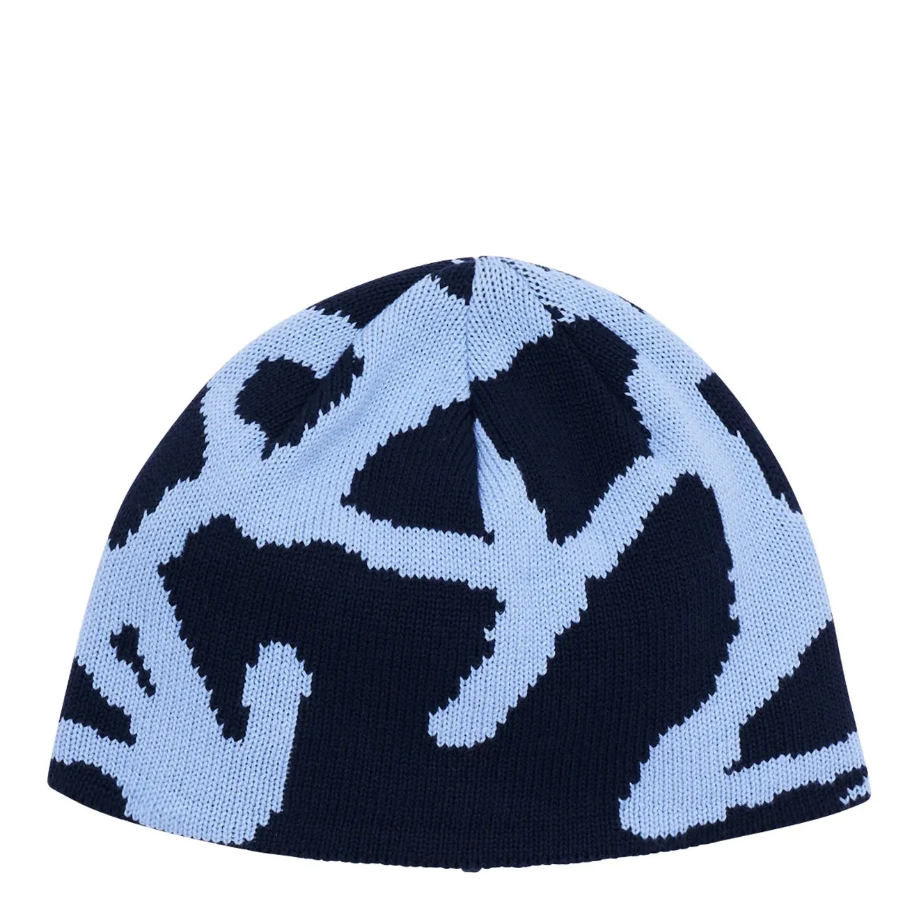 Gramicci Burly Runningman Beanie Splatter Blue