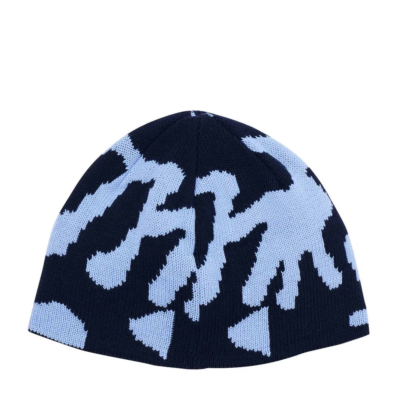 Gramicci Burly Runningman Beanie Splatter Blue