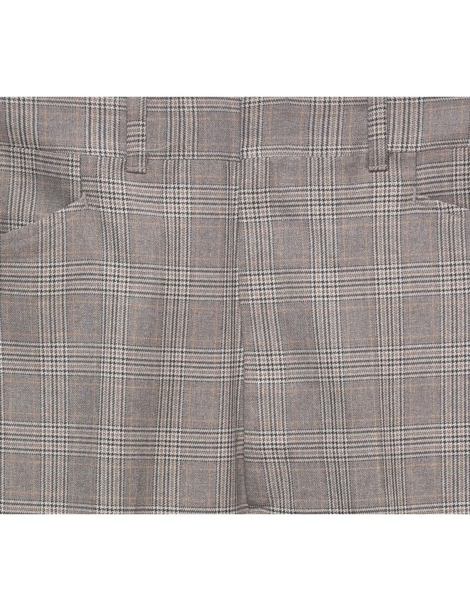 Haggar Dogtooth Checks Suit Trousers - W36 L32