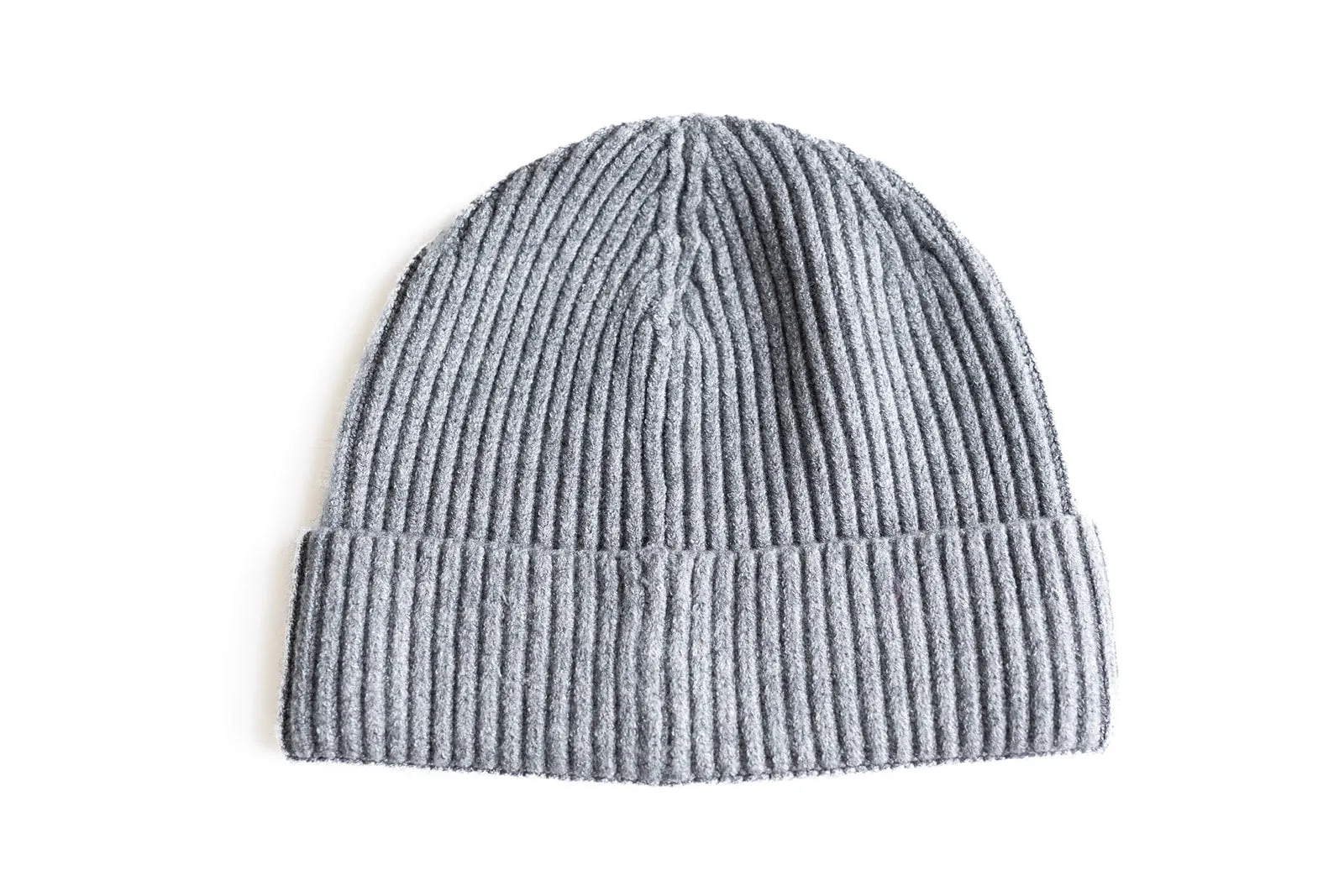 Heather Grey Terry Basketball Beanie