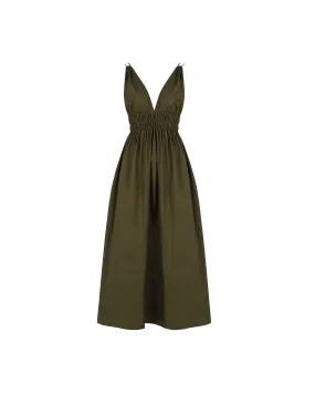 HERO MAXI DRESS OLIVE