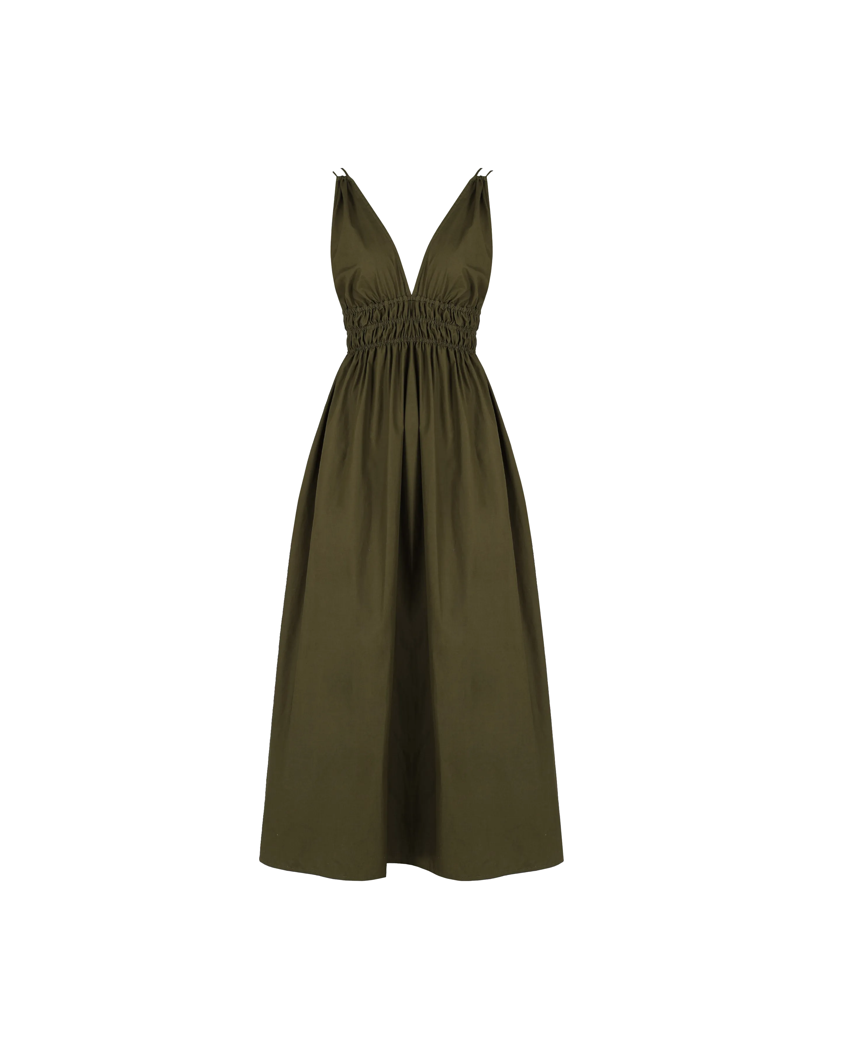 HERO MAXI DRESS OLIVE