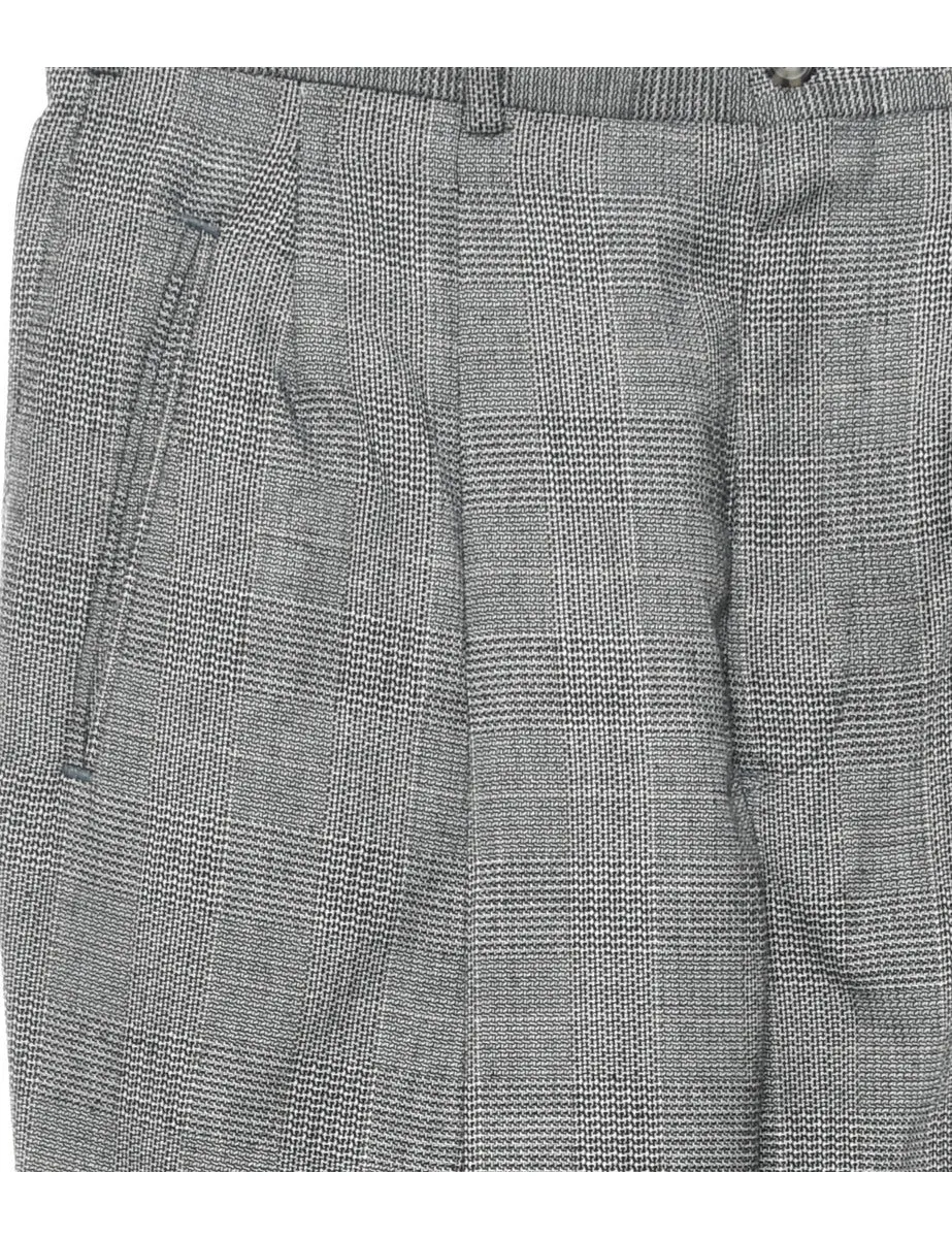 Herringbone Tweed Trousers - W31 L29