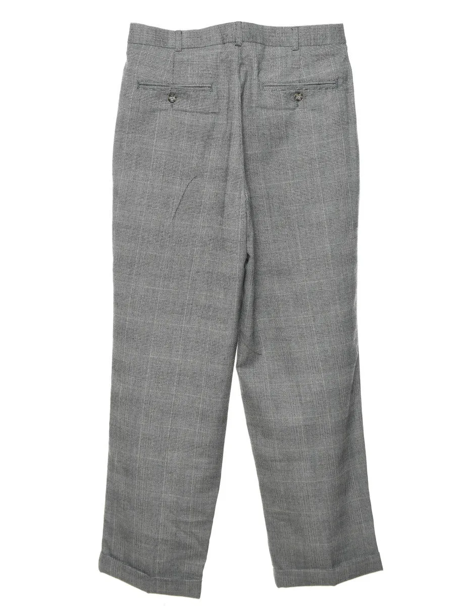 Herringbone Tweed Trousers - W31 L29