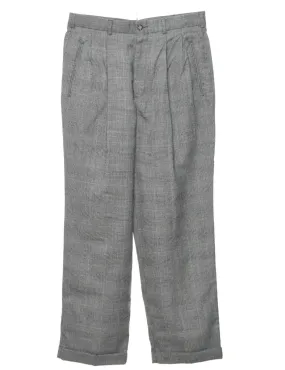 Herringbone Tweed Trousers - W31 L29