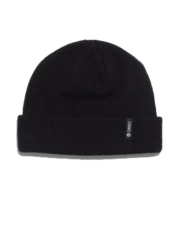 Icon 2 Shallow Beanie in Black