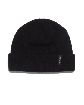 Icon 2 Shallow Beanie in Black