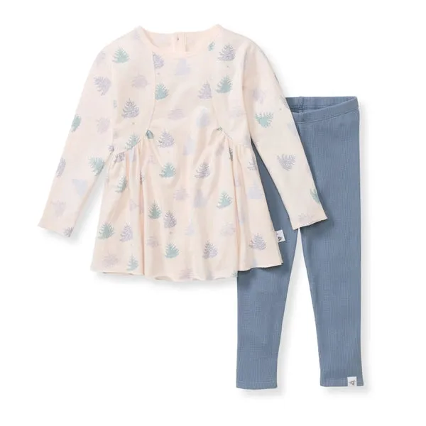 Icy Trees Girl Top and Pants