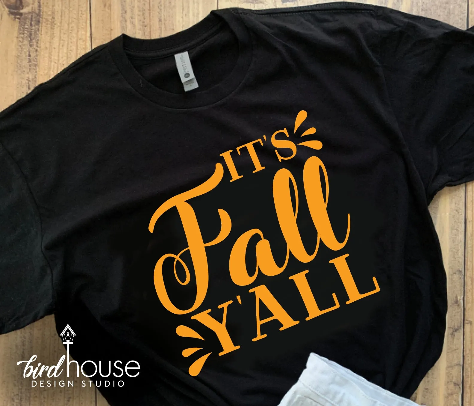 It's Fall Y'all Shirt, Cute Thanksgiving Tee, Any Color, Customize