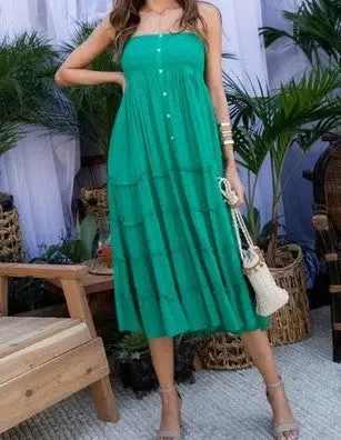 JADE GREEN VERSATILE DRESS - SKIRT COMBO