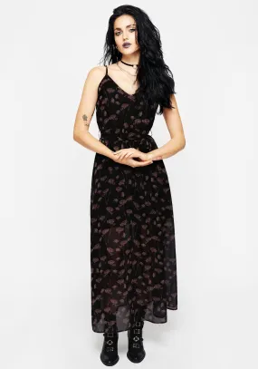 Judas Maxi Dress with Waist Tie