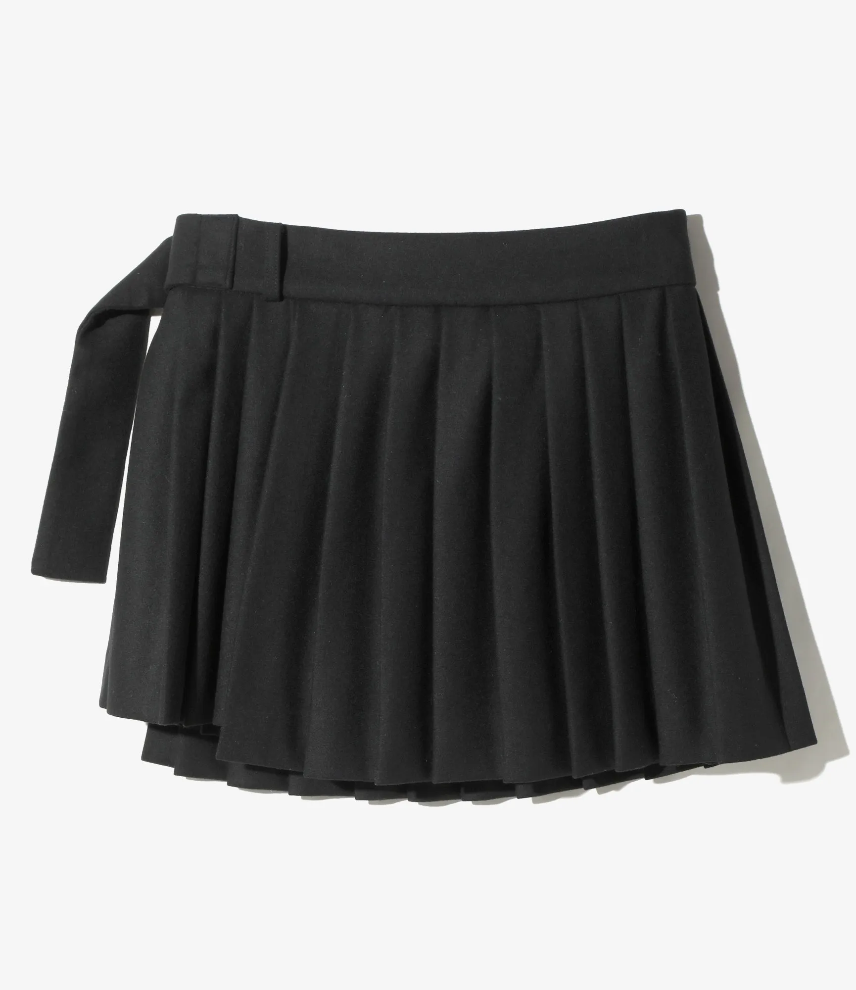 Kilt Skirt - Black - Flannel