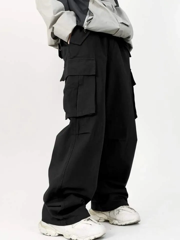 Korean Street Style Cargo Joggers