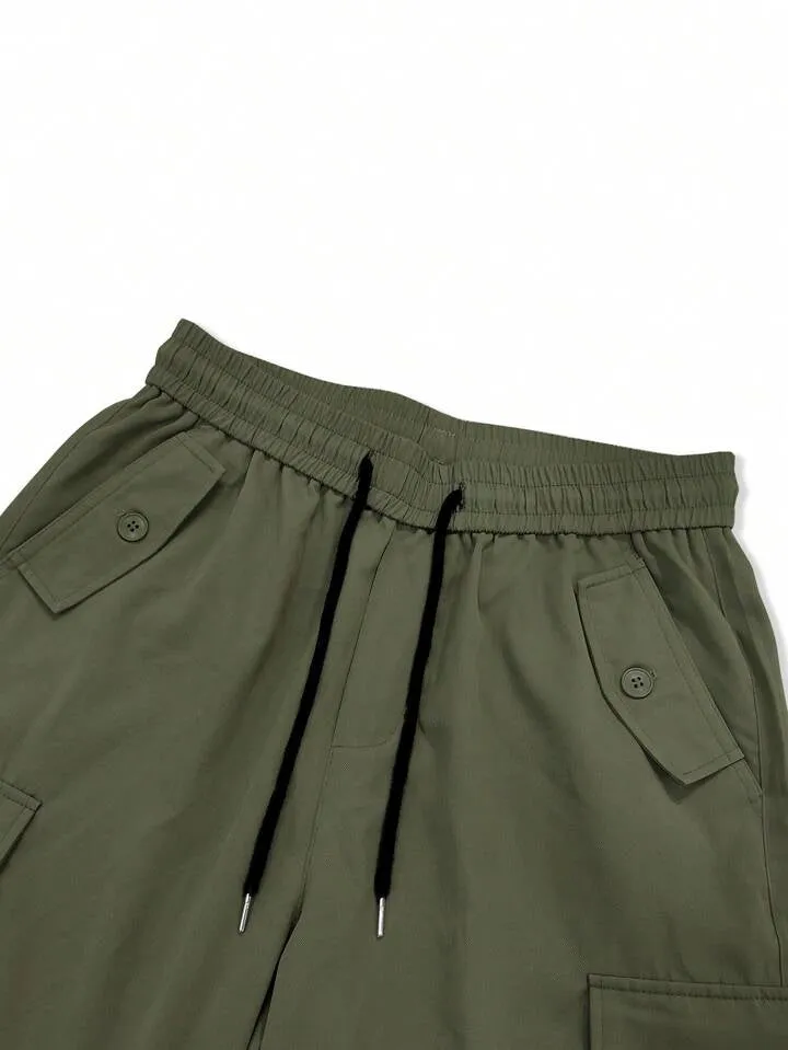 Korean Street Style Cargo Joggers