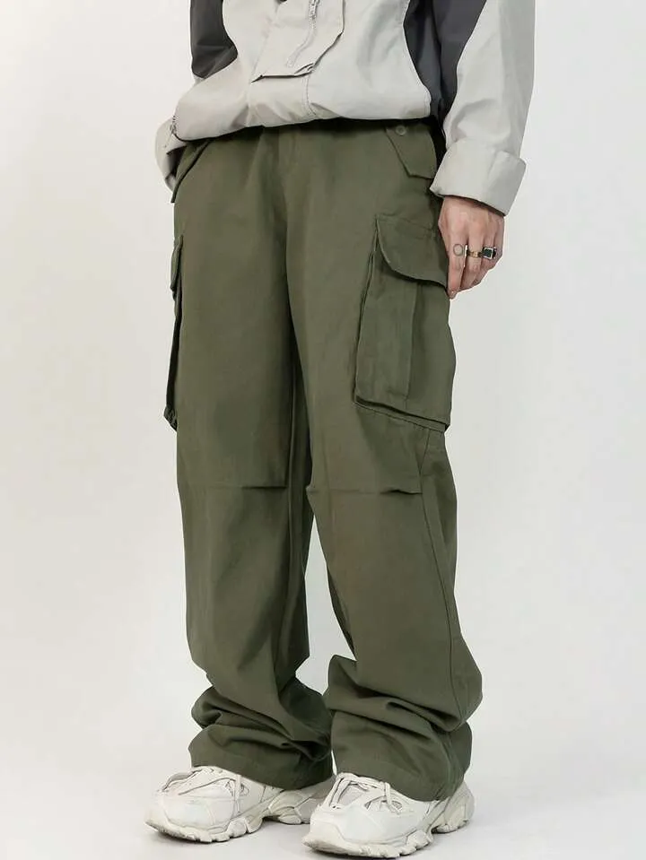 Korean Street Style Cargo Joggers