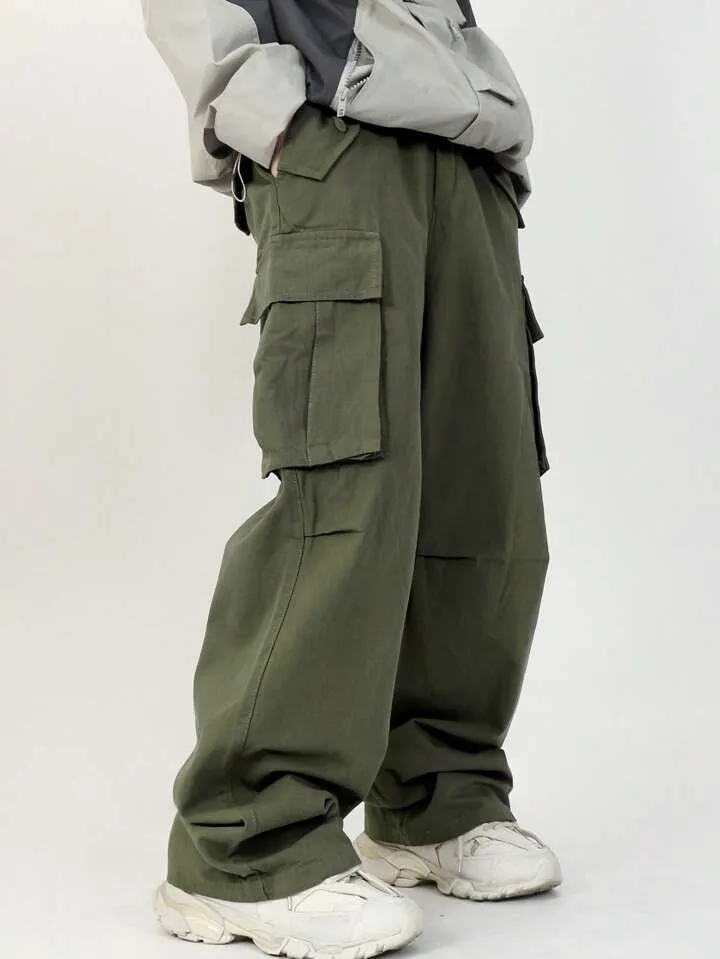 Korean Street Style Cargo Joggers