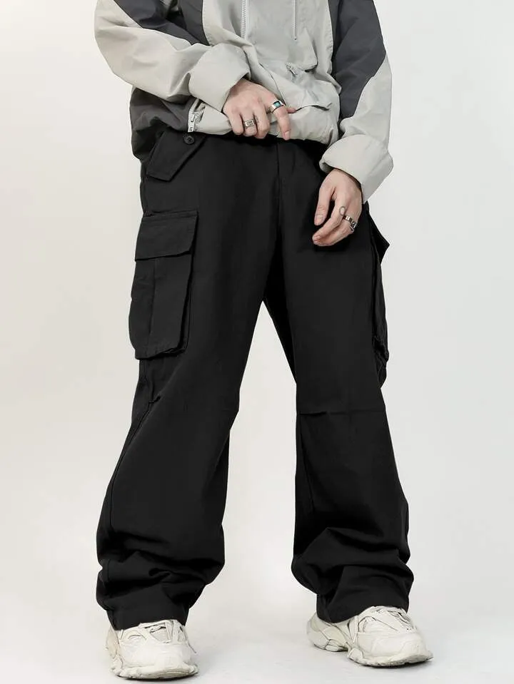 Korean Street Style Cargo Joggers