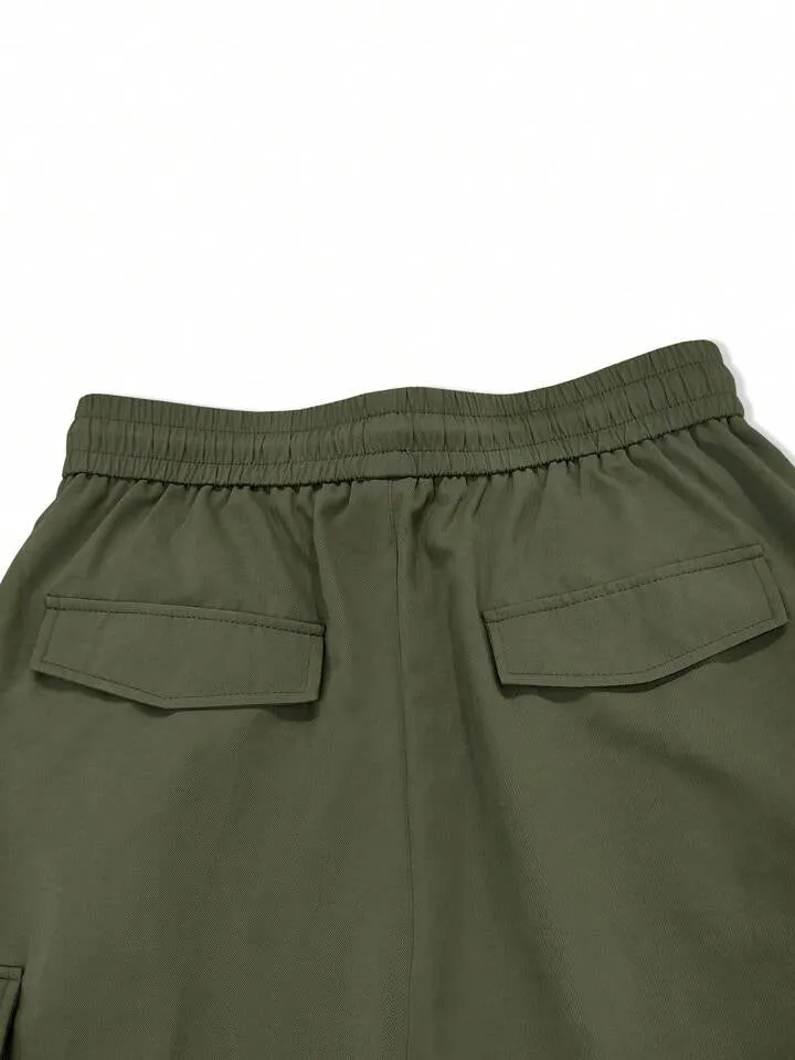 Korean Street Style Cargo Joggers