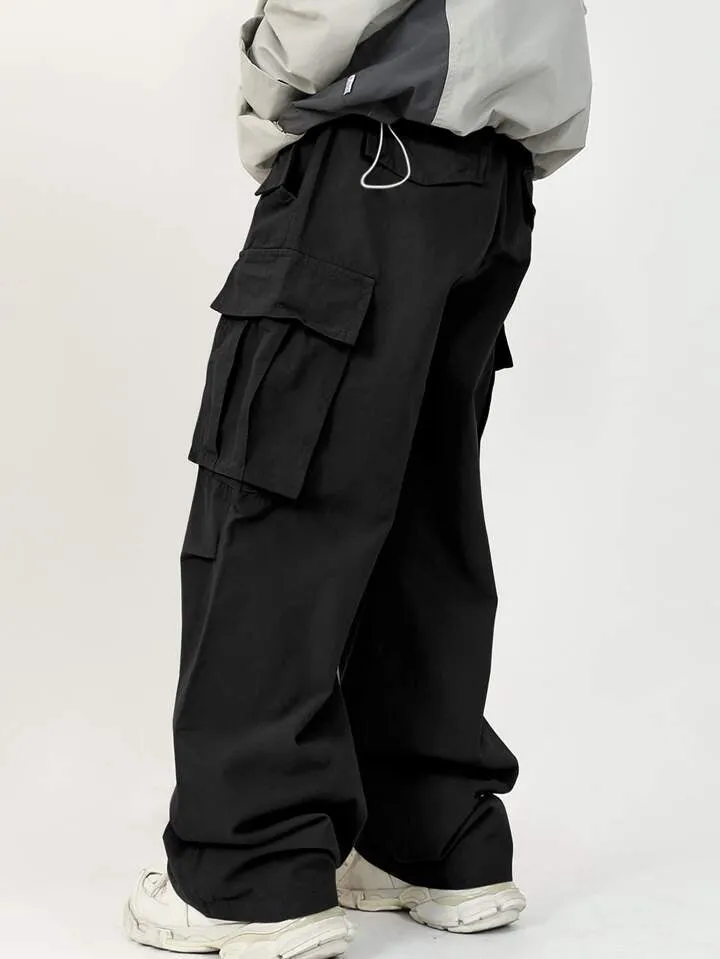 Korean Street Style Cargo Joggers