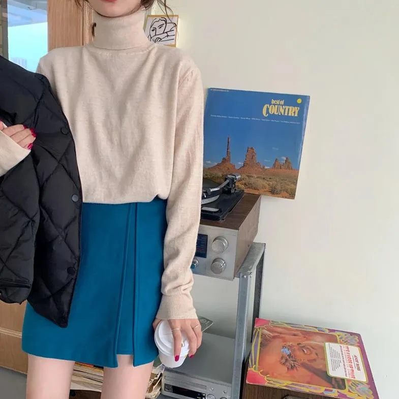 [Korean Style] Bradlie Zip up Mini Skirt