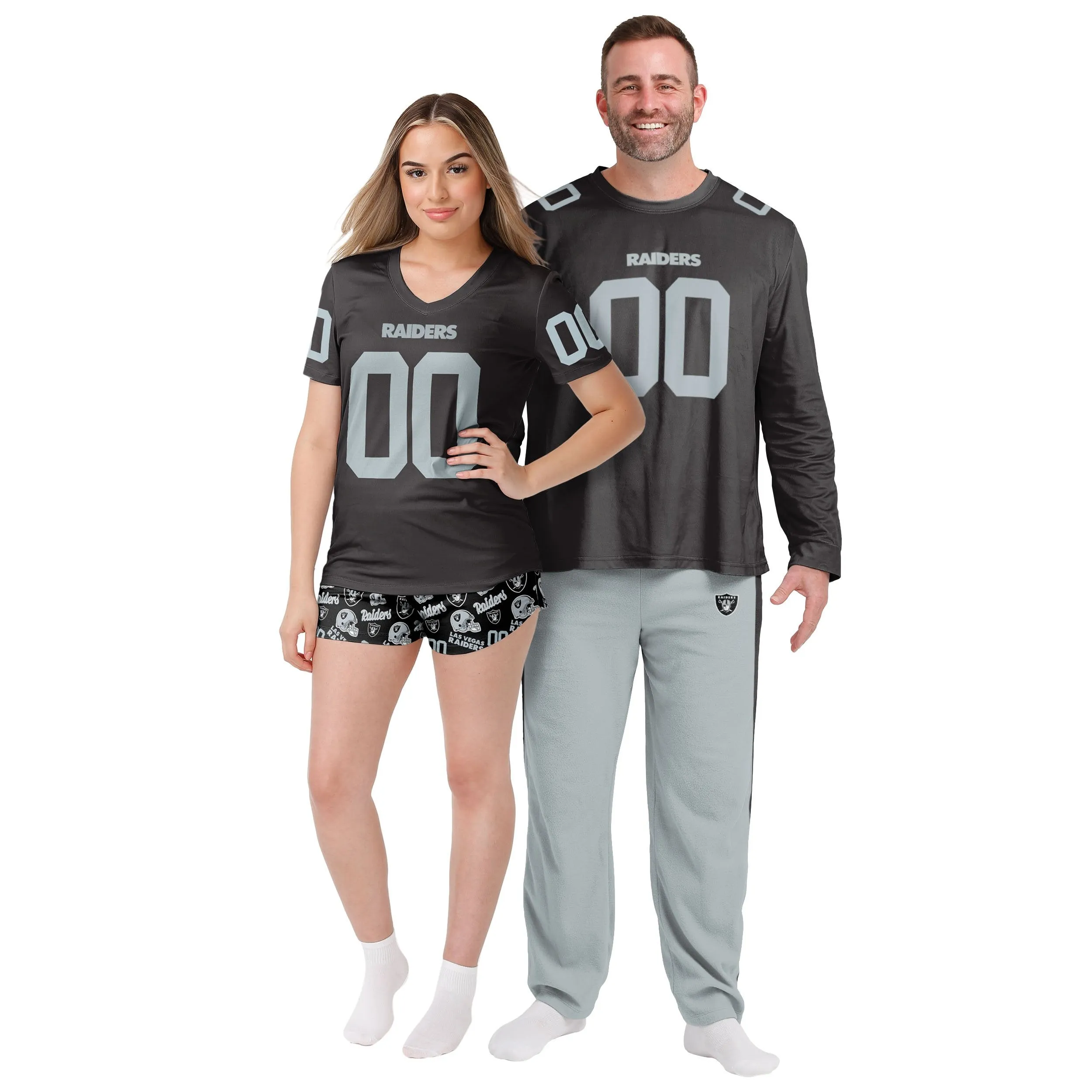 Las Vegas Raiders NFL Mens Gameday Ready Pajama Set